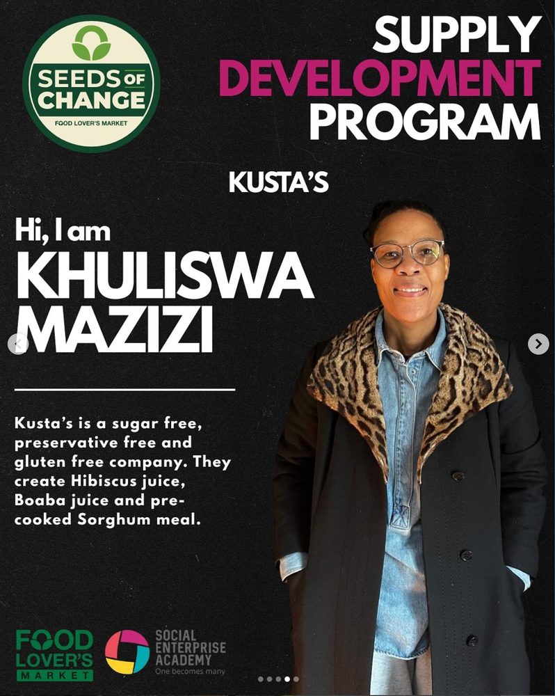 Kusta's featured in the Food Lover's Market Seeds of Change programme