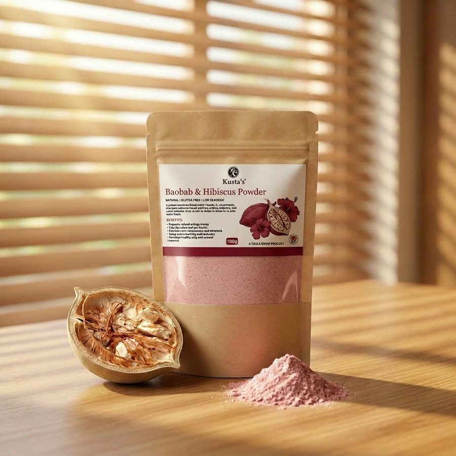 Kusta's Baobab & Hibiscus Powder
