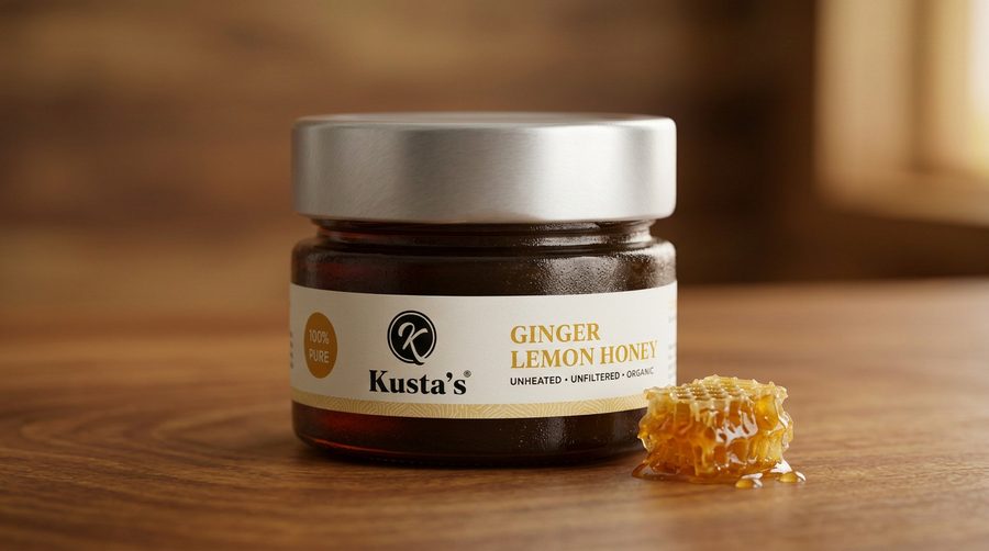 Kusta's Ginger Lemon Honey