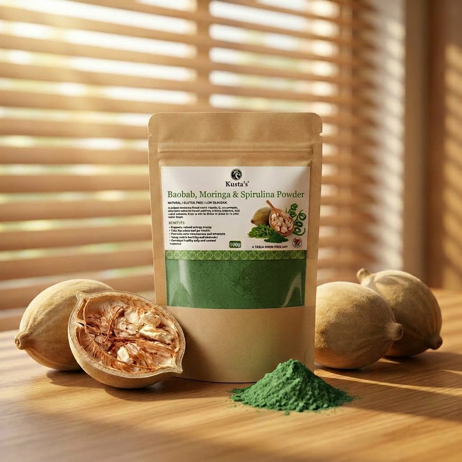 Kusta's Baobab, Moringa & Spirulina